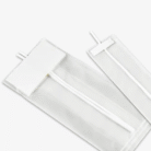 The Eye Drain combines a PVA wick and a collection bag for draining and collecting fluids during surgery. An adhesive backing ensures it stays in place. The wick can be easily trimmed to accommodate various surgical needs.