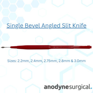 Disposable Ophthalmic Knives - Single Bevel Angled Slit Knife