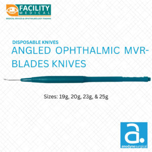 Disposable Ophthalmic Angled MVR Blades Knives