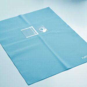 Ophthalmic Eye Drape (150x150 cm) – Sterile SMS Fabric with Integrated Incision Film & Fluid Collection Pouch